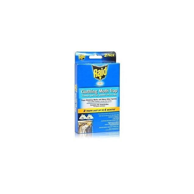 Raid 2-Ct. Unscented Clothing Moth Traps Raid 2-Ct. Unscented Clothing Moth Traps