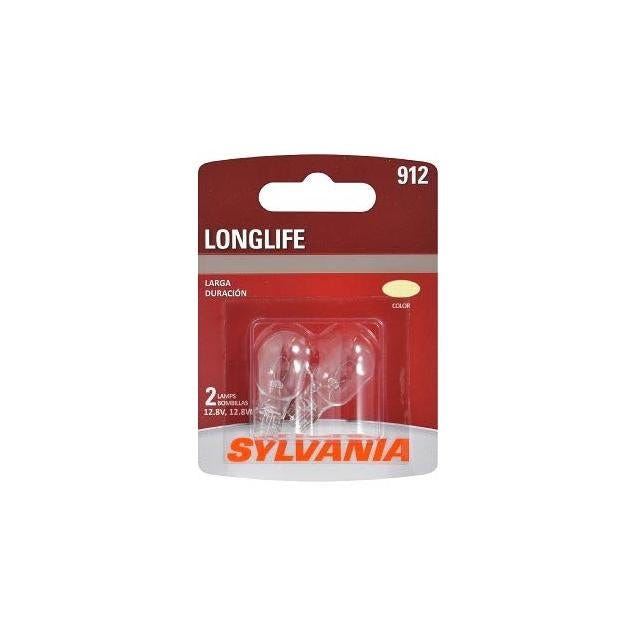Sylvania 912LL BP2 Long Life Miniature Clear Bulb (2-Pack)