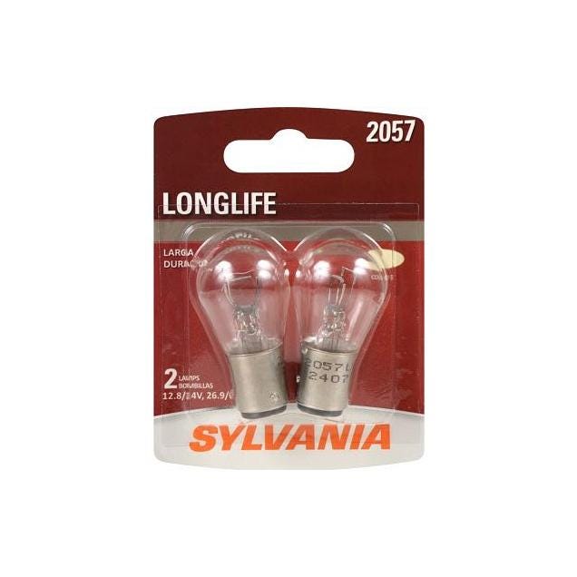 Sylvania 2057LL BP2 Long Life Miniature Clear Bulb (2-Pack) Sylvania 2057LL BP2 Long Life Miniature Clear Bulb (2-Pack)
