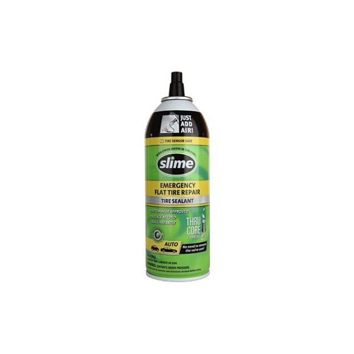 Slime 14 Oz. Thru-Core Emergency Tire Sealant Slime 14 Oz. Thru-Core Emergency Tire Sealant