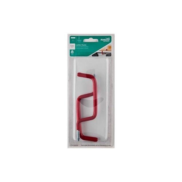 National Hardware 4 In. Red Vinyl Coated Ladder Hook - photo 2