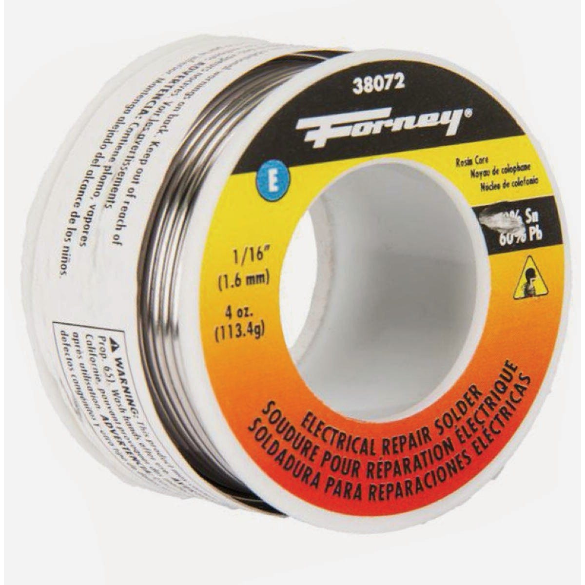 Forney 1/16 In. 4 Oz. Rosin Core Solder