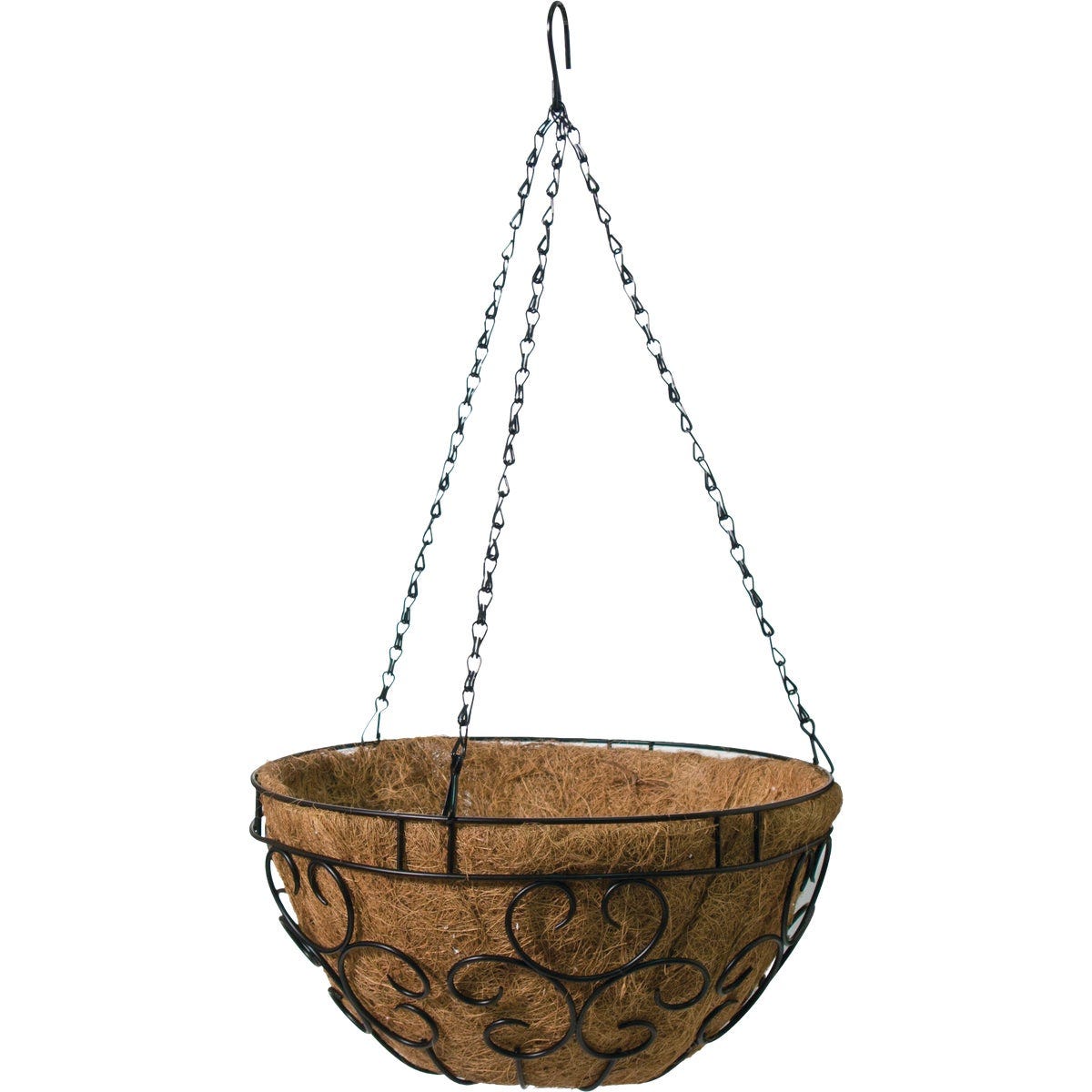 Green Thumb 14 In. Black Hanging Plant Basket - photo 2 Green Thumb 14 In. Black Hanging Plant Basket - photo 2