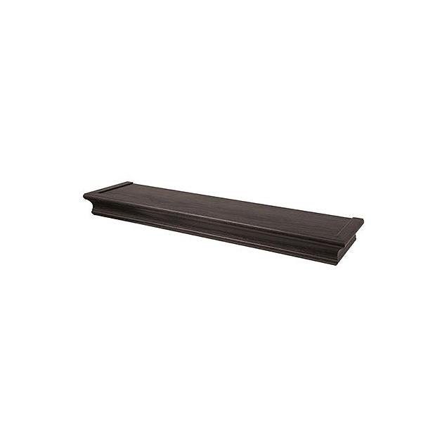 High & Mighty 24 In. Espresso Beveled Design Floating Shelf