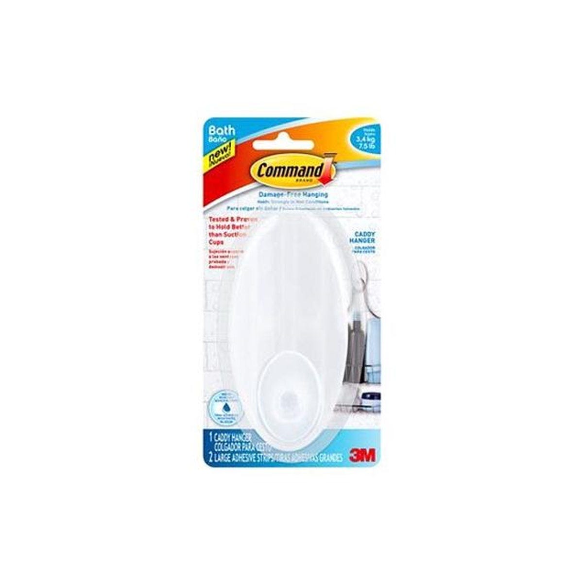 Command Shower Caddy Adhesive Hook Hanger