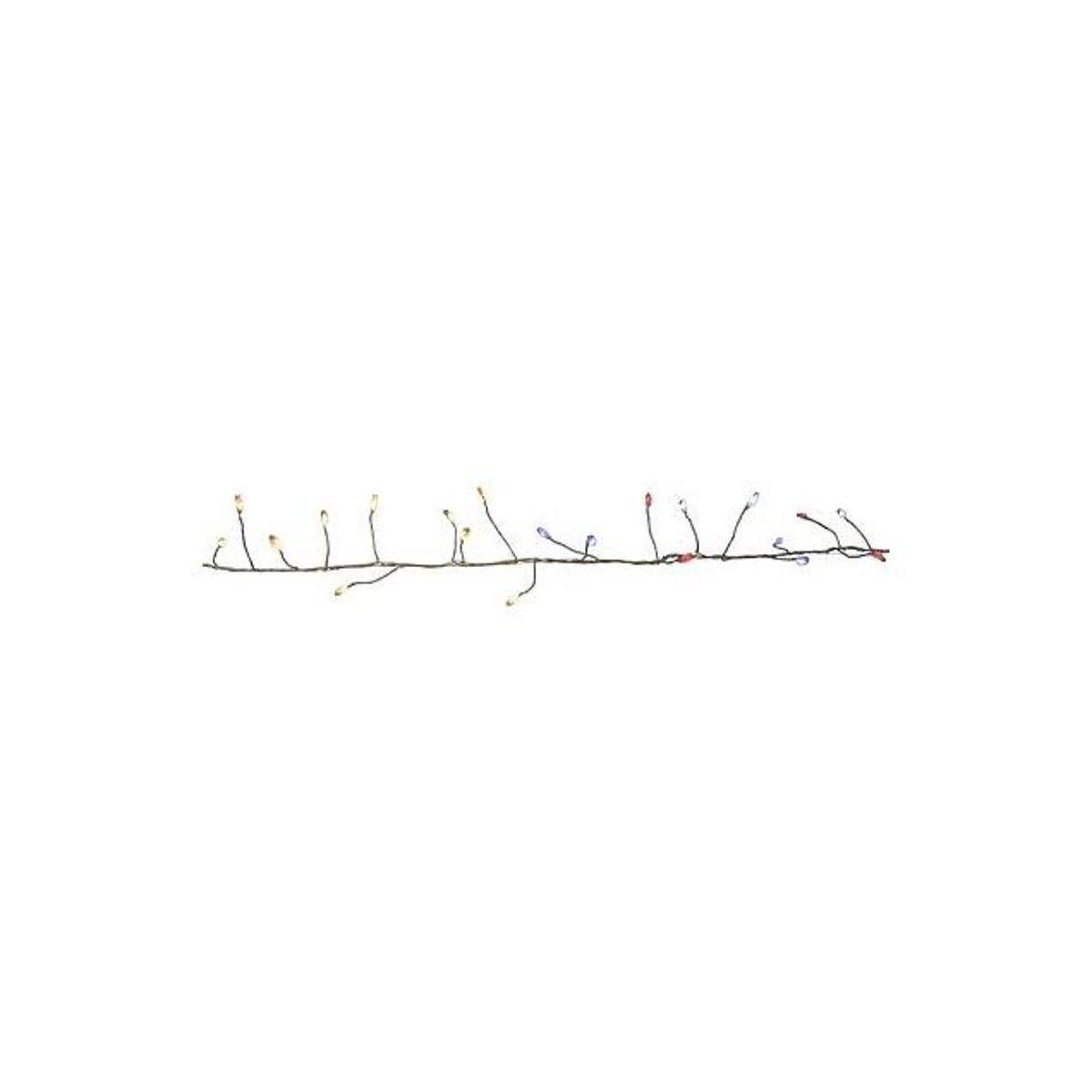 Holiday Bright Lights Warm White to Patriotic 50-Bulb Battery Operated Color-Changing Vine Lights Holiday Bright Lights Warm White to Patriotic 50-Bulb Battery Operated Color-Changing Vine Lights