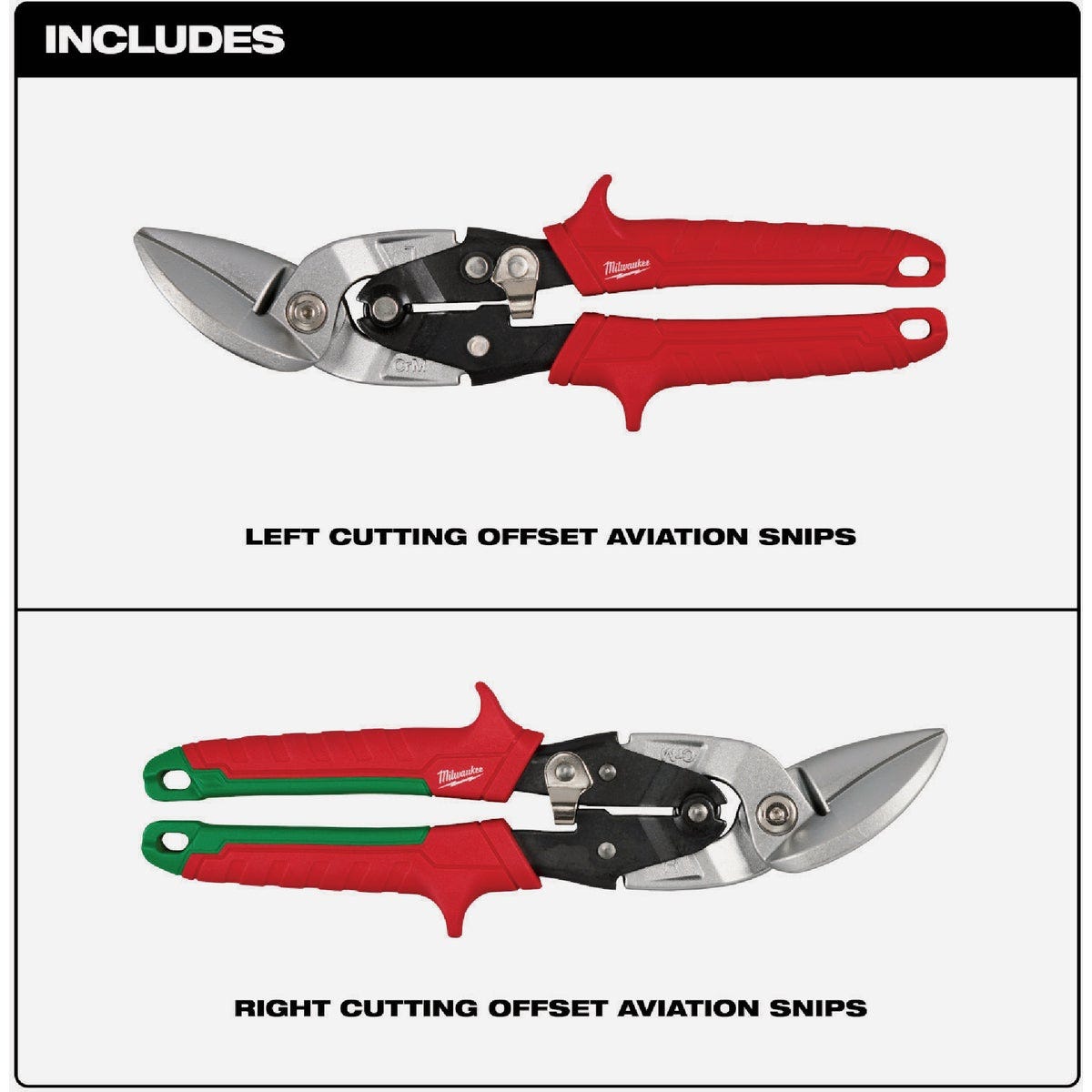 Milwaukee Offset Aviation Snip Set (2-Piece) - photo 2