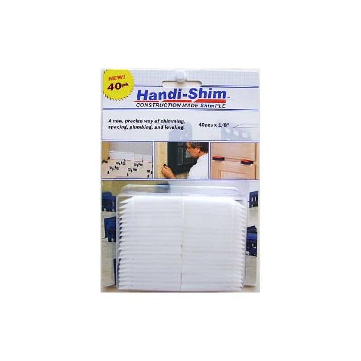 Handi-Shim 1/8 In. White Construction Shims (40-Ct.) Handi-Shim 1/8 In. White Construction Shims (40-Ct.)