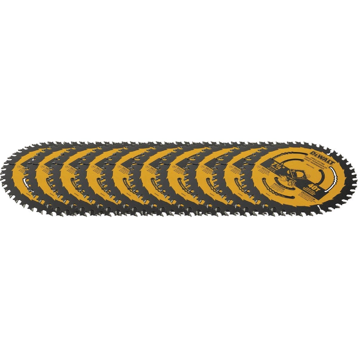 DEWALT 7-1/4 In. 40-Tooth Circular Saw Blade, Bulk - photo 2
