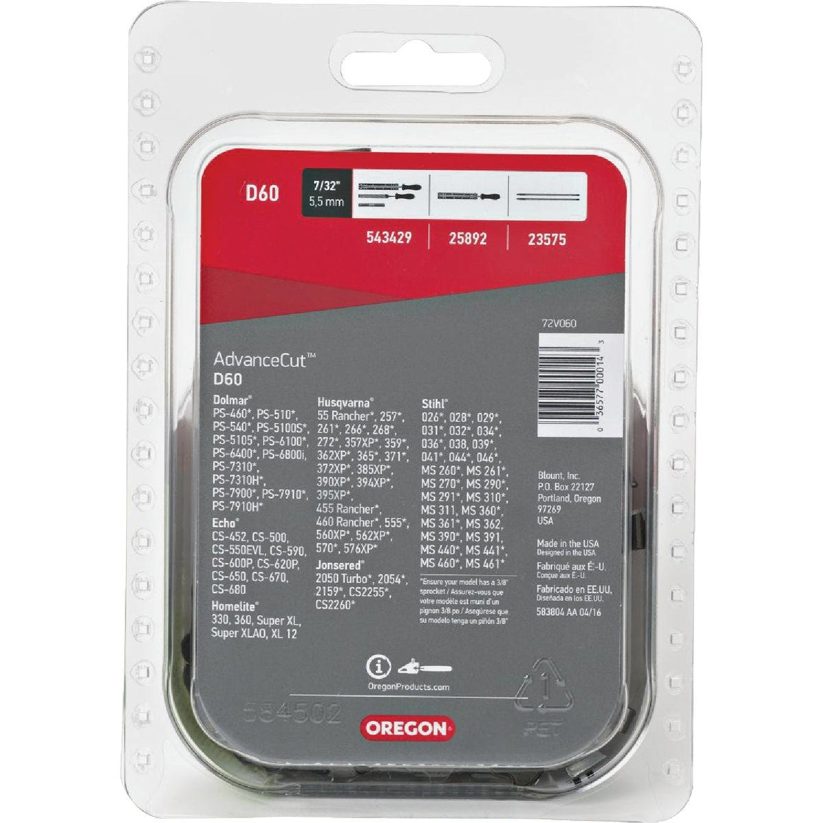 Oregon AdvanceCut 16 In. 60-Link Saw Chain - photo 2