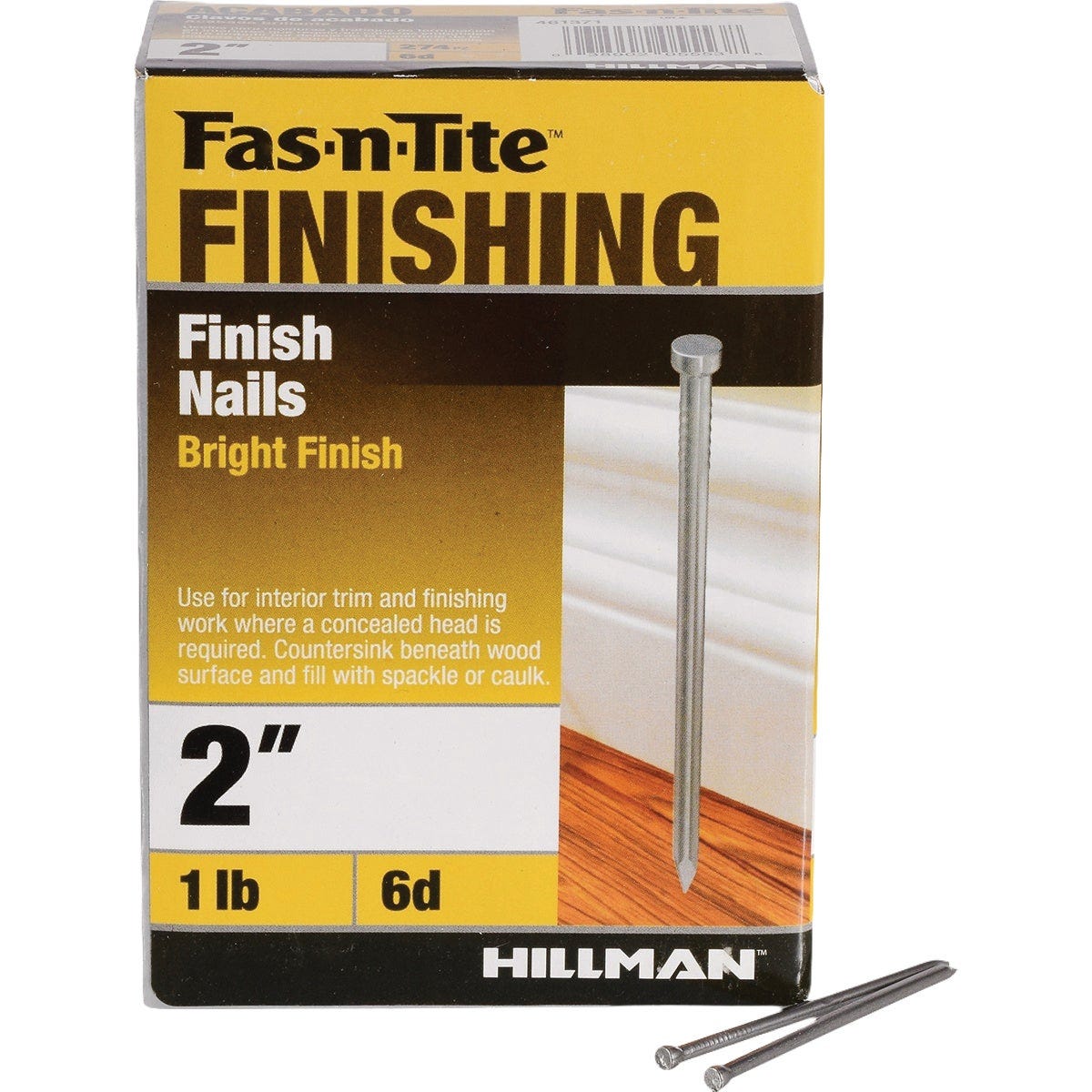 Hillman Fas-n-Tite 2 In. Bright Finish Nails (1 Lb.)