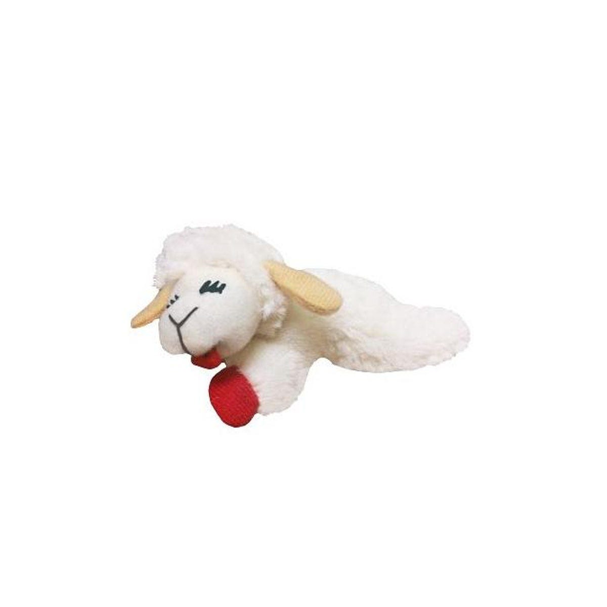 Multipet 4 In. Lamb Chop Plush Cat Toy with Catnip Multipet 4 In. Lamb Chop Plush Cat Toy with Catnip