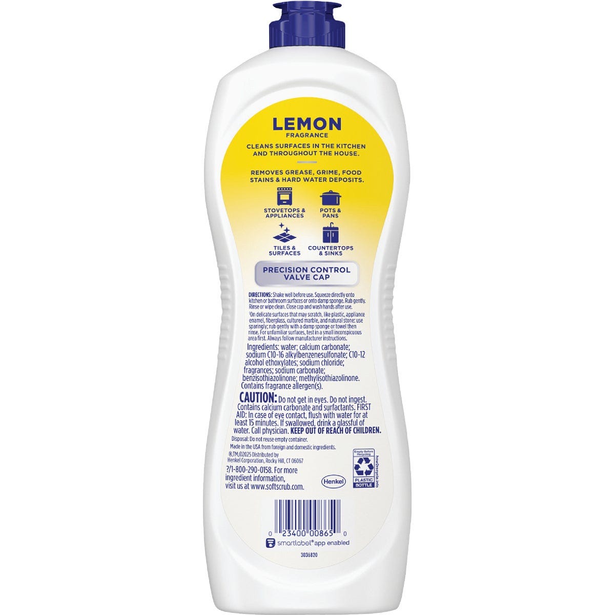 Soft Scrub 24 Oz. Lemon Cleanser - photo 2