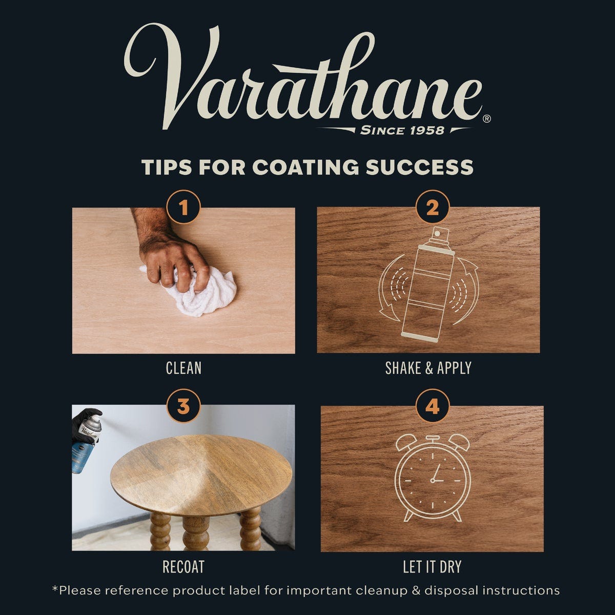 Varathane Semi-Gloss Clear Interior Water-Based Spray Polyurethane, 11.25 Oz. - photo 7 Varathane Semi-Gloss Clear Interior Water-Based Spray Polyurethane, 11.25 Oz. - photo 7