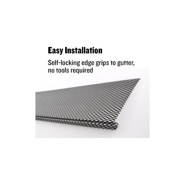 Amerimax 3 Ft. Black Steel Lock-In Gutter Guard - photo 3