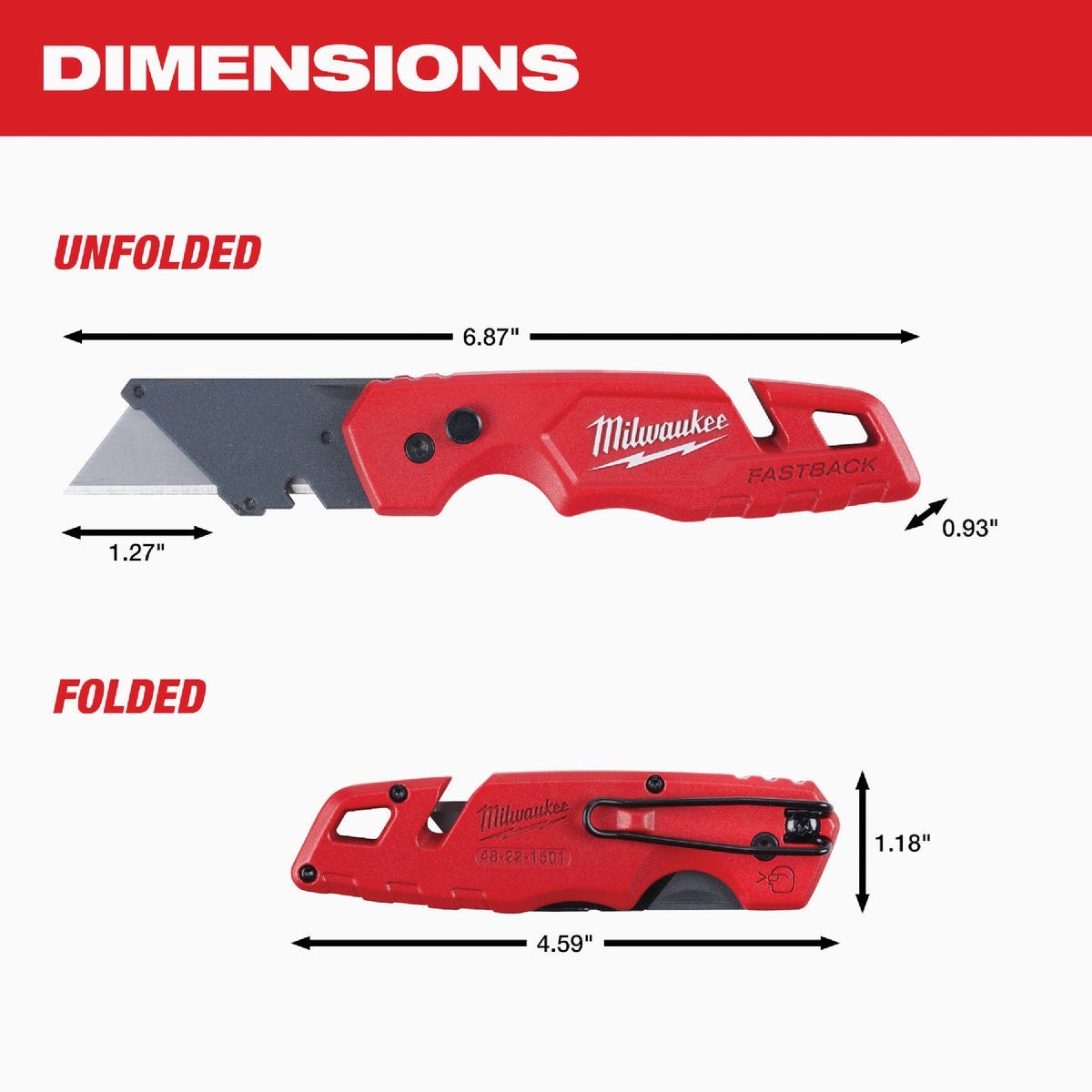 Milwaukee FASTBACK Fixed Folding Steel Utility Knife - photo 4 Milwaukee FASTBACK Fixed Folding Steel Utility Knife - photo 4