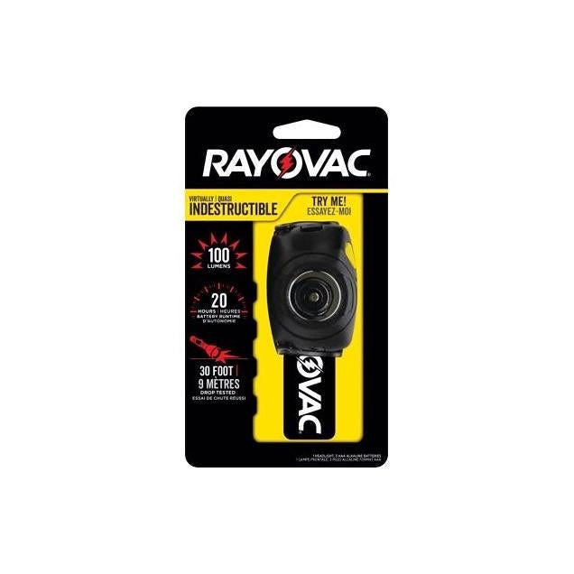 Rayovac Virtually Indestructible LED Headlight