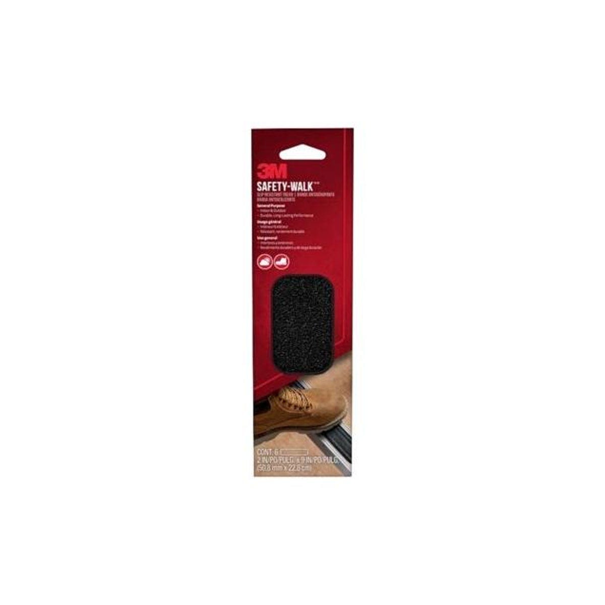 3M 2 x 9 In. Strips Black Step & Ladder Anti-Slip Treads (6-Pack) 3M 2 x 9 In. Strips Black Step & Ladder Anti-Slip Treads (6-Pack)