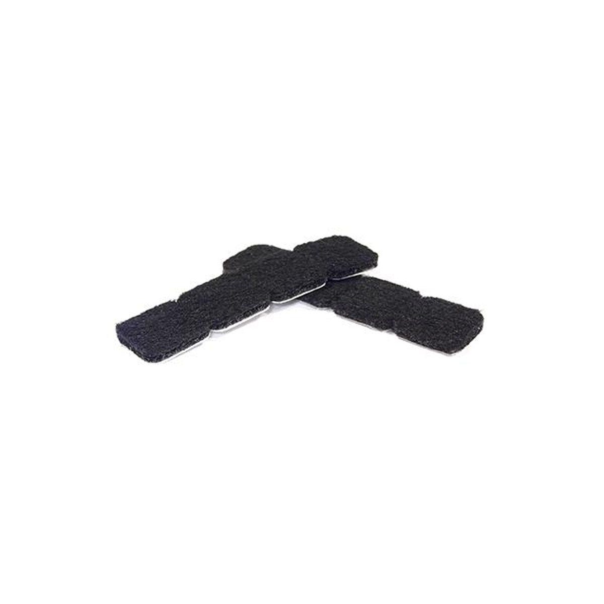 TruGuard 1 In. Self-Adhesive Black Square Felt Pads (16-Pack)