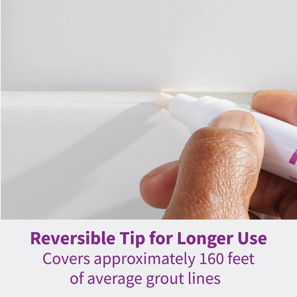 Rejuvenate Grout Renewer Pen, White (2 Count) - photo 6