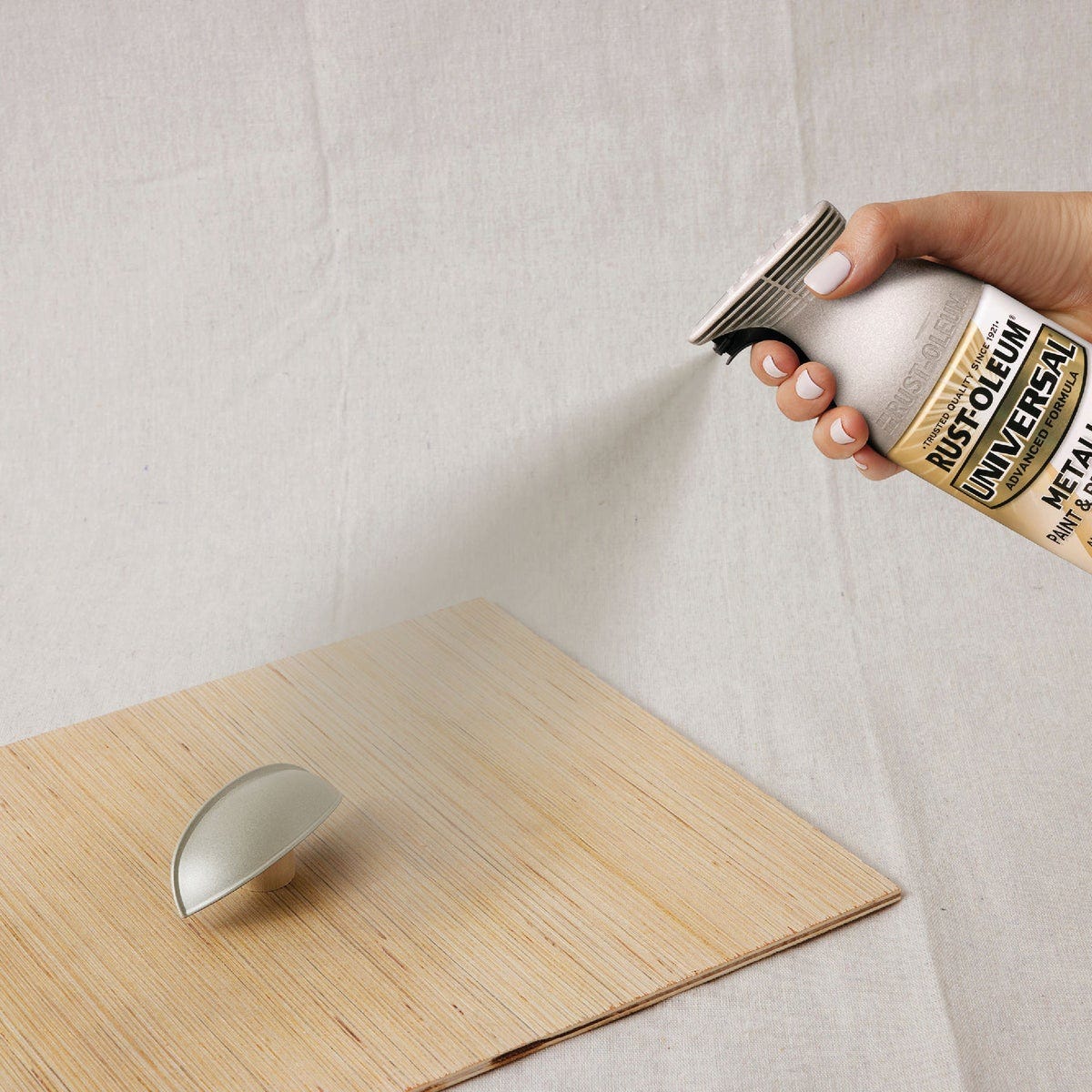 Rust-Oleum Universal 11 Oz. Metallic Satin Nickel Paint - photo 8
