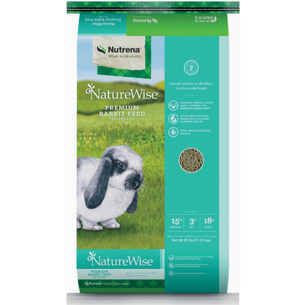 Nutrena NatureWise Pellet Rabbit Feed, 25 Lb. Nutrena NatureWise Pellet Rabbit Feed, 25 Lb.