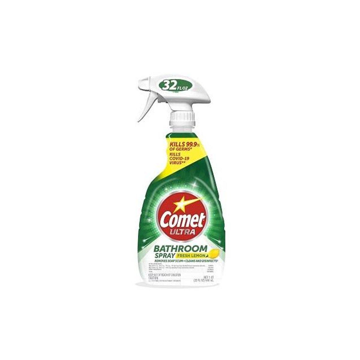 Comet 32 Oz. Fresh Lemon Ultra Bathroom Cleaner Comet 32 Oz. Fresh Lemon Ultra Bathroom Cleaner