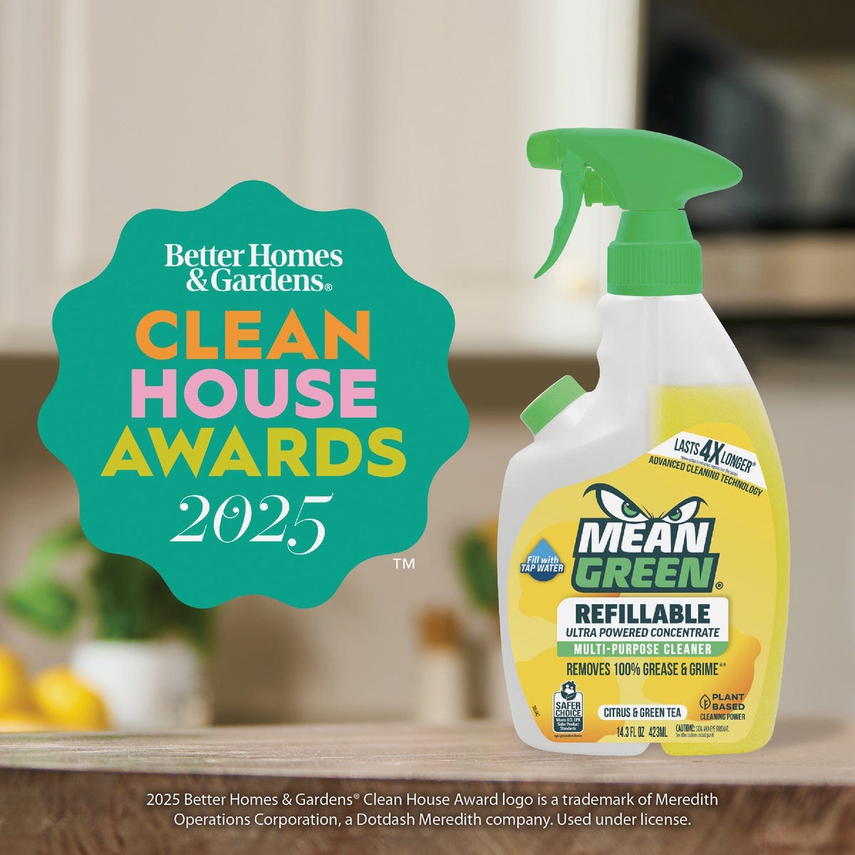 Mean Green 28 Oz. Citrus & Green Tea Refillable Multi-Purpose Cleaner - photo 6