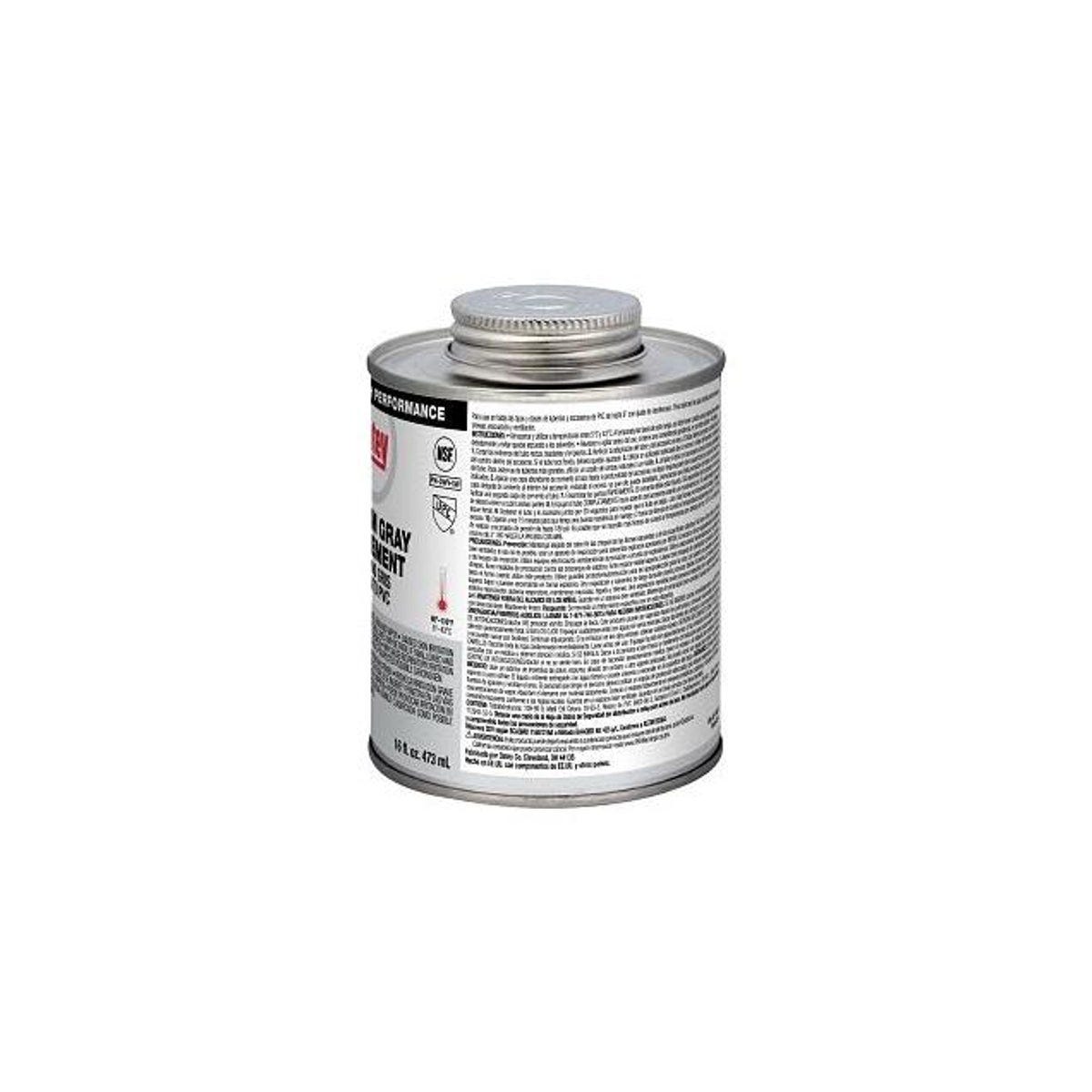 Oatey 16 Oz. Gray Medium-Bodied PVC Pipe Cement - photo 2 Oatey 16 Oz. Gray Medium-Bodied PVC Pipe Cement - photo 2