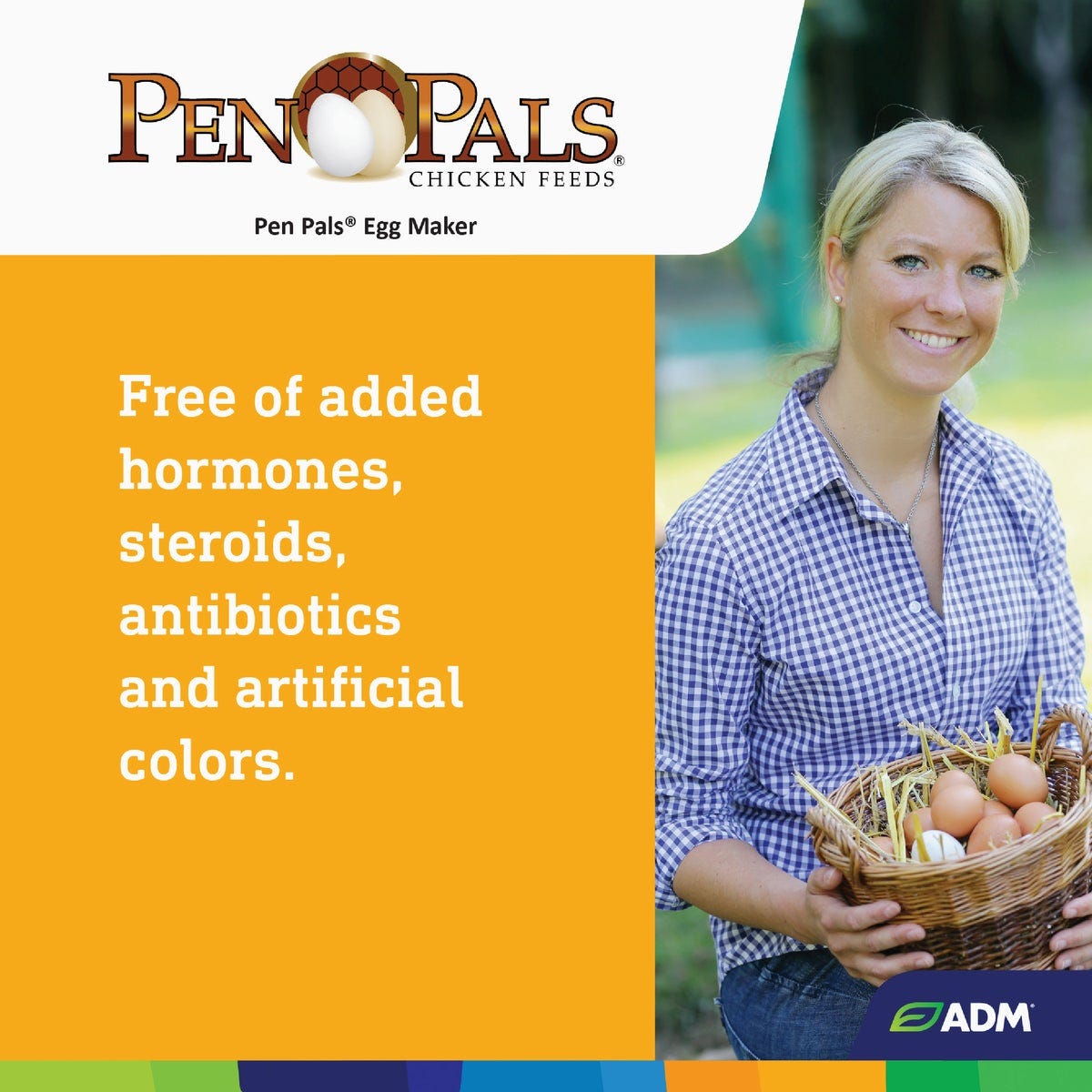 ADM Pen Pals 50 Lb. Egg Maker Chicken Feed Pellets - photo 5