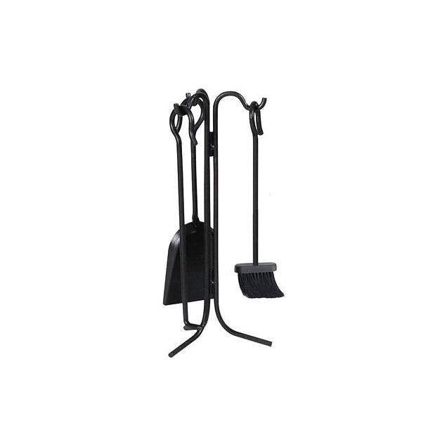 Panacea Products Fireplace Tool Set, Black (4-Piece) Panacea Products Fireplace Tool Set, Black (4-Piece)