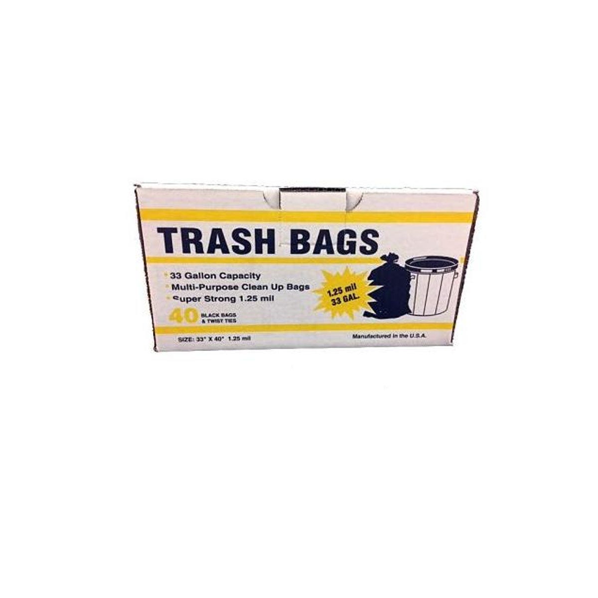 Primrose 40-Ct. 33-Gal. Large Trash Bags