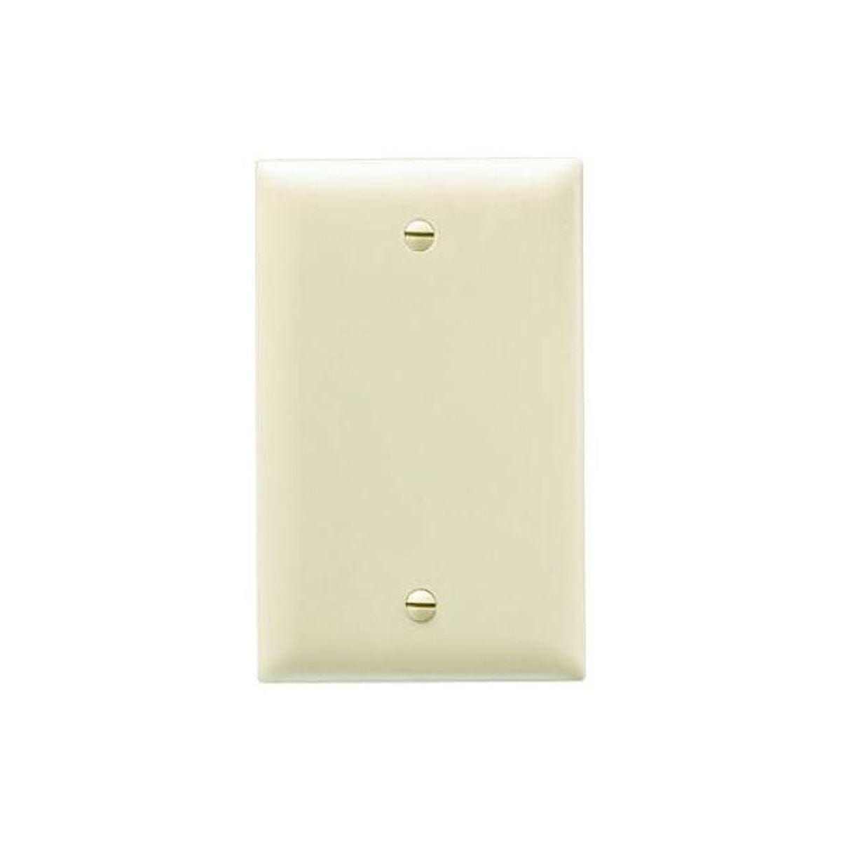 Legrand Pass & Seymour 1-Gang Nylon Blank Wall Plate, Ivory