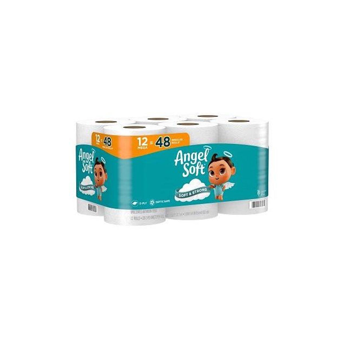 Angel Soft 12-Pack 2-Ply Bath Tissue - photo 3 Angel Soft 12-Pack 2-Ply Bath Tissue - photo 3