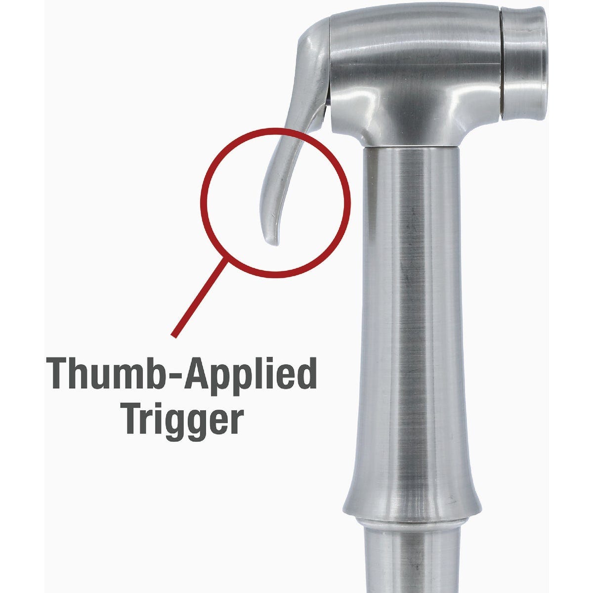 Danco Brushed Nickel Transitional Side Sprayer Head - photo 5