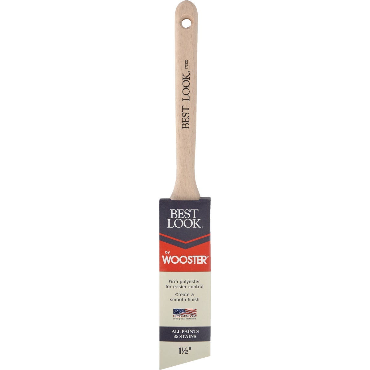 Best Look By Wooster 1-1/2 In. Angle Sash Paint Brush - photo 2
