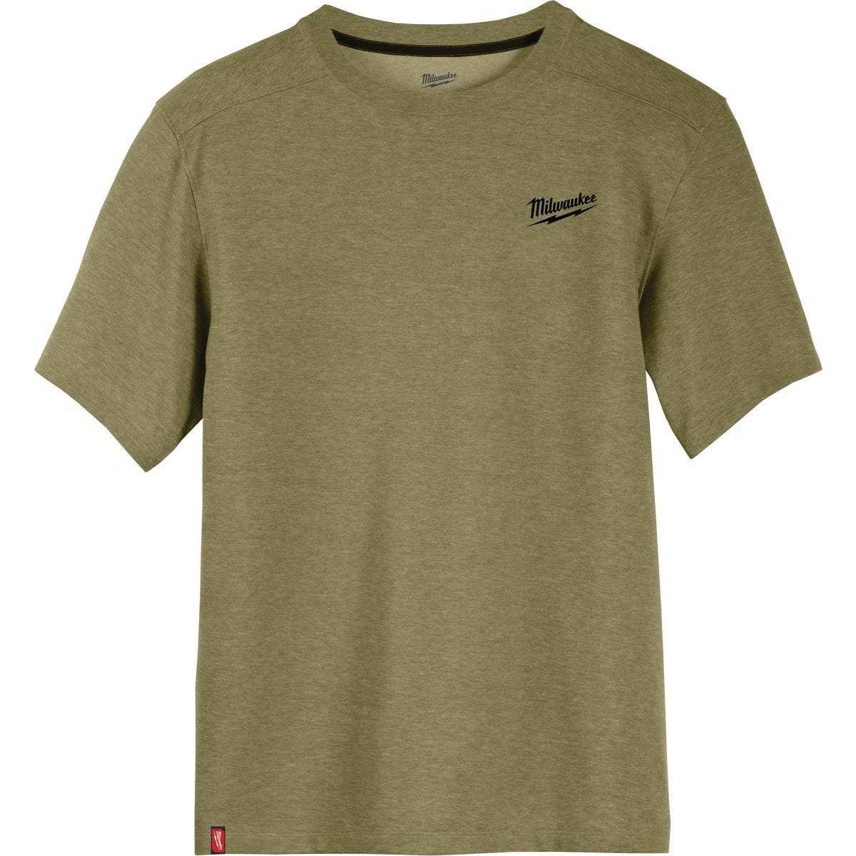 Milwaukee FREEFLEX Men's Medium Green Short Sleeve Hybrid T-Shirt