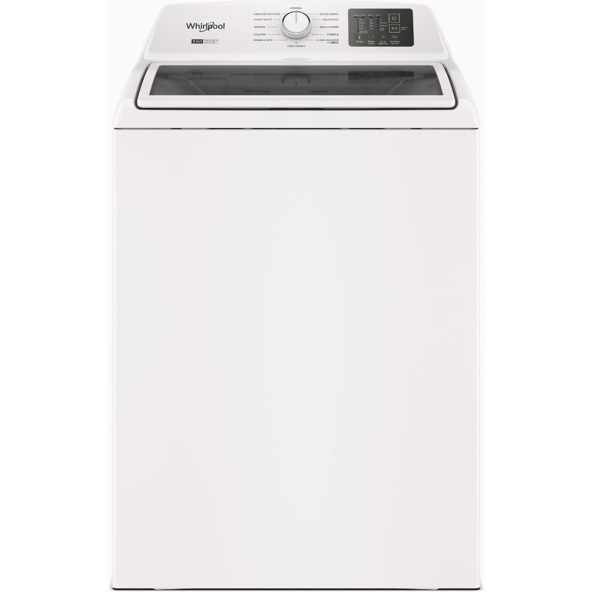 Whirlpool 4.24.3 Cu. Ft. Whirlpool Top Load Washer with 2-in-1 Removable Agitator Whirlpool 4.24.3 Cu. Ft. Whirlpool Top Load Washer with 2-in-1 Removable Agitator
