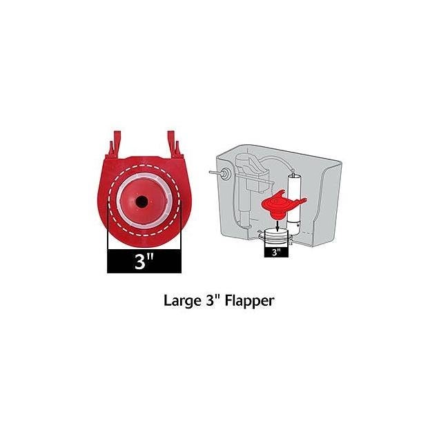 Korky 3 In. Easy Fix Flush Valve Repair Kit - photo 3