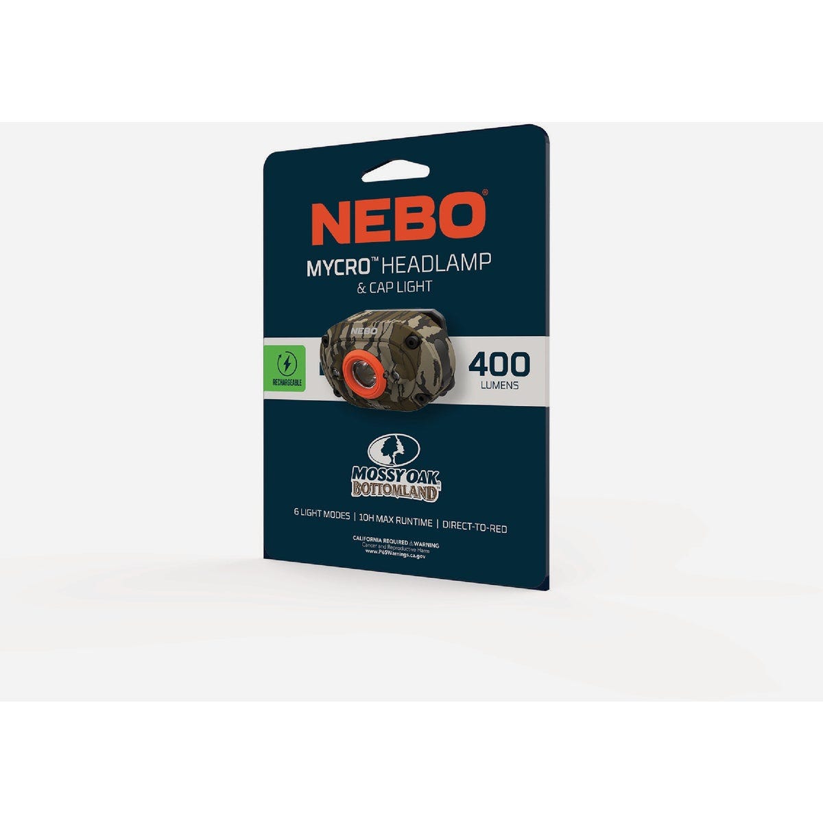 NEBO Mycro 400 Lm. Mossy Oak Camo Rechargeable LED Headlamp - photo 3