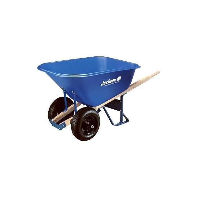 Jackson Heavy-Duty Poly Wheelbarrow Jackson Heavy-Duty Poly Wheelbarrow