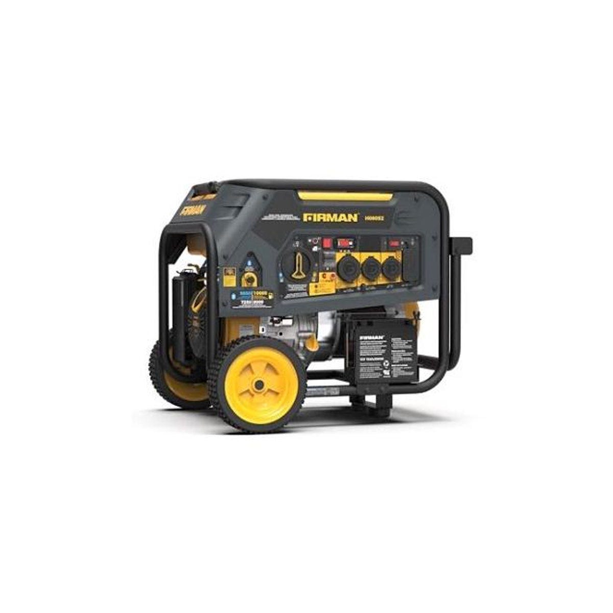 FIRMAN 10,000/8000W Dual Fuel Electric Start 120/240V Portable Generator with 50 Amps FIRMAN 10,000/8000W Dual Fuel Electric Start 120/240V Portable Generator with 50 Amps