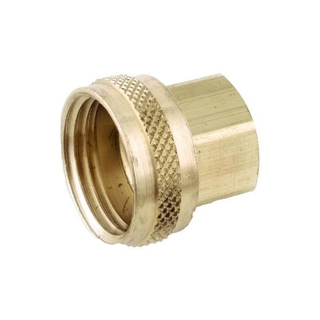 Anderson Metal 3/4 In. x 1/2 In. Lead-Free Swivel Hose Adapter
