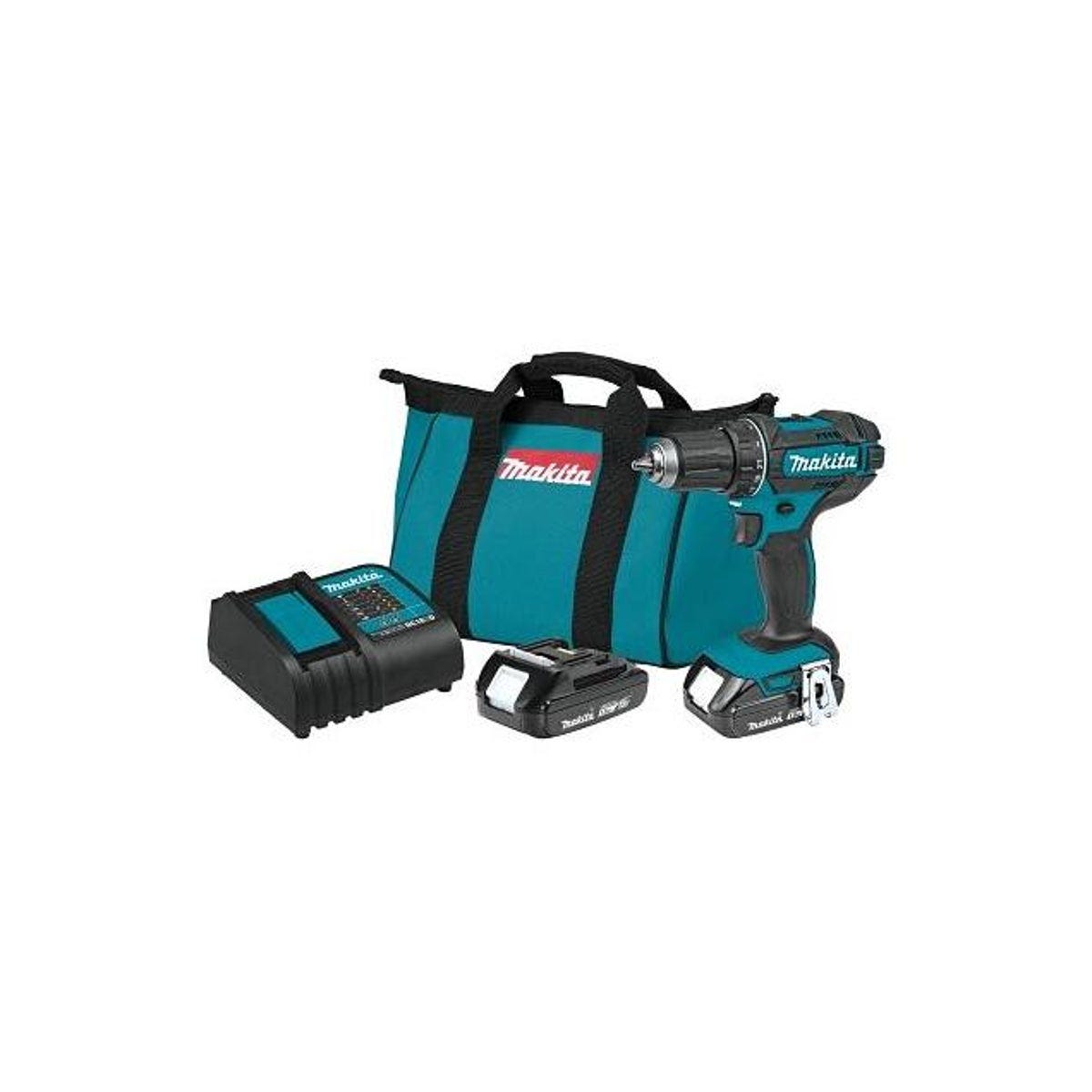 Makita 18V LXT 1/2 In. Compact Cordless Drill/Driver Kit Makita 18V LXT 1/2 In. Compact Cordless Drill/Driver Kit