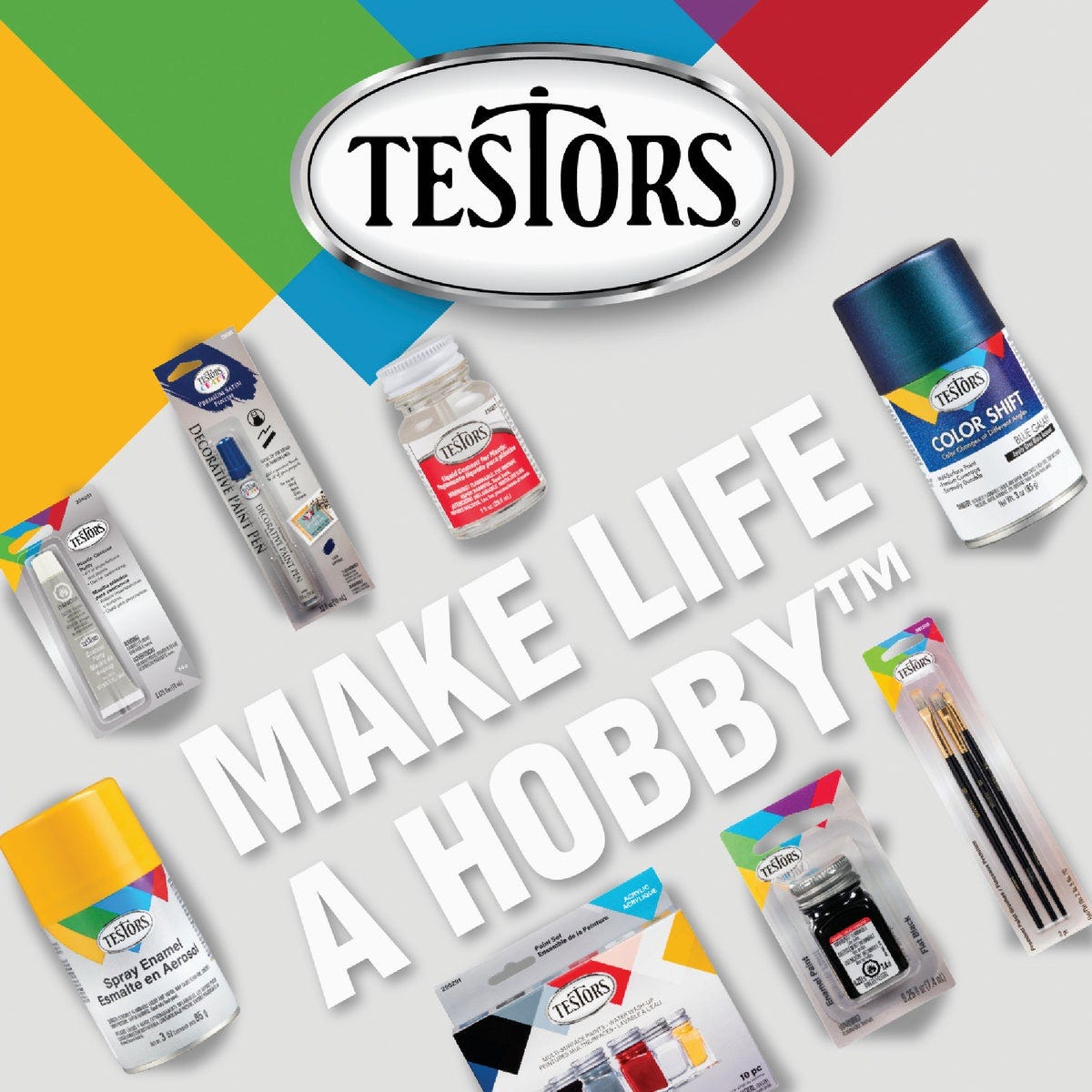 Testors Craft Multi-Surface Enamel Paint Set (9-Bottle) - photo 8