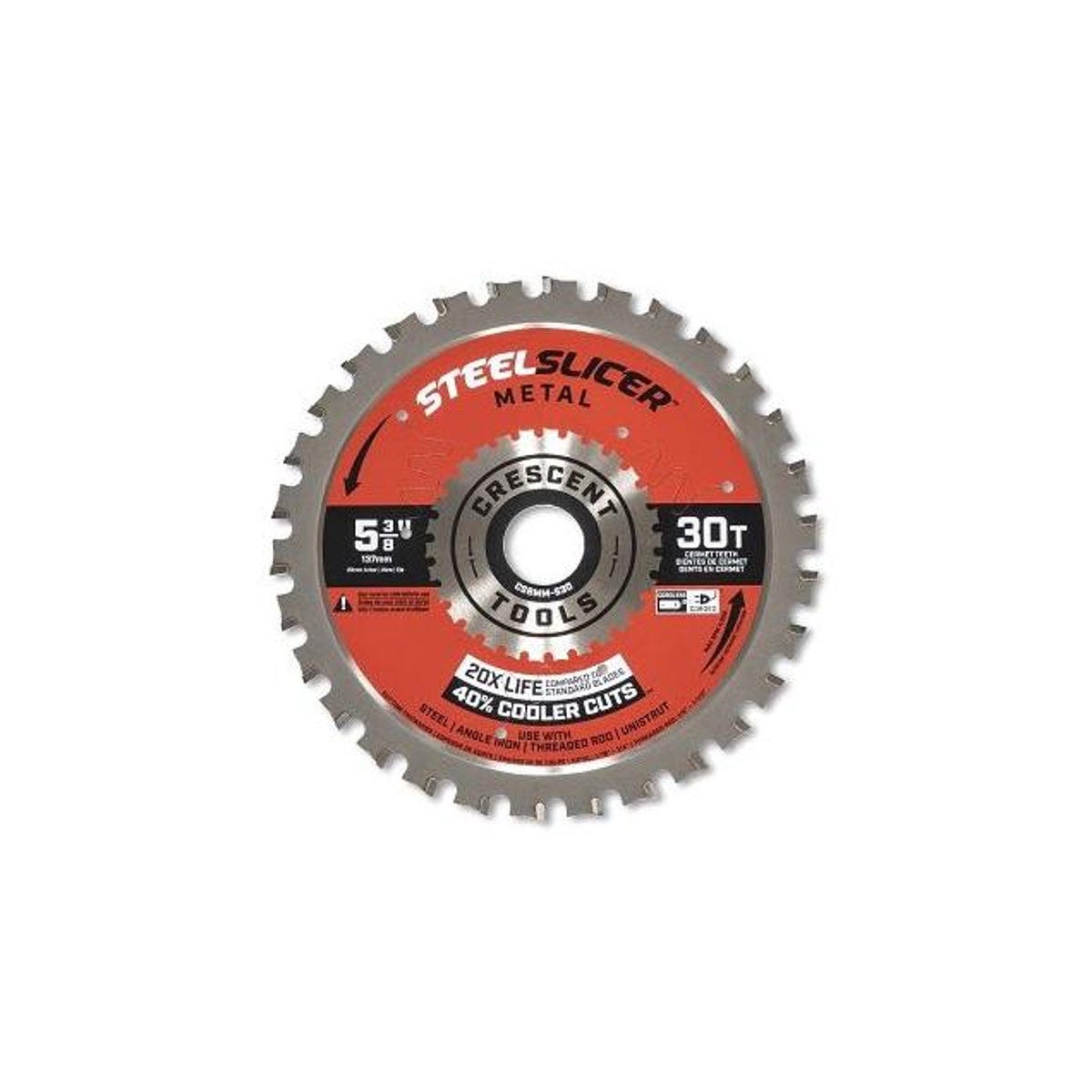 Crescent SteelSlicer 5-3/8 In. 30-Tooth Medium Metal Circular Saw Blade Crescent SteelSlicer 5-3/8 In. 30-Tooth Medium Metal Circular Saw Blade