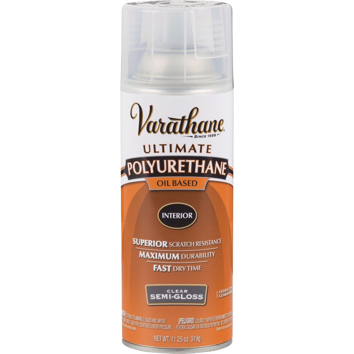 Varathane Semi-Gloss Clear Interior Spray Polyurethane, 11.25 Oz. - photo 2 Varathane Semi-Gloss Clear Interior Spray Polyurethane, 11.25 Oz. - photo 2