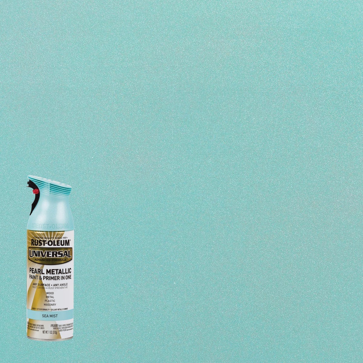 Rust-Oleum Universal 11 Oz. Pearl Metallic Sea Mist Spray Paint - photo 3