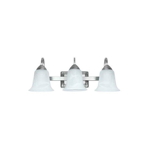 Feit Electric 26W Brushed Nickel 3-Light LED Vanity Light Fixture Feit Electric 26W Brushed Nickel 3-Light LED Vanity Light Fixture