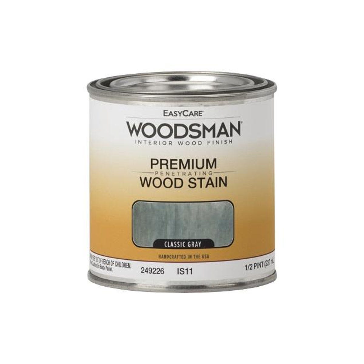 EasyCare Woodsman Classic Gray Oil Base Interior Stain, 1/2 Pt. EasyCare Woodsman Classic Gray Oil Base Interior Stain, 1/2 Pt.